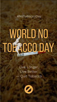No Tobacco Day Instagram Story Design