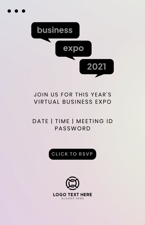Annual Business Expo Invitation Design Image Preview