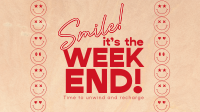 Smile Weekend Quote Facebook event cover Image Preview