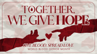 Modern Blood Donor Month Animation Preview