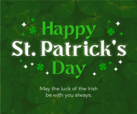 Sparkly St. Patrick's Facebook Post Design