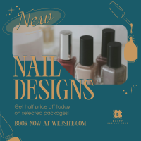 New Nail Designs Instagram Post Design
