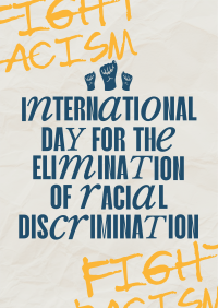 Stop Racial Discrimination Flyer Design