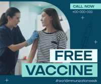 Free Vaccine Week Facebook post Image Preview