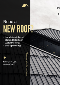 Industrial Roofing Flyer Image Preview