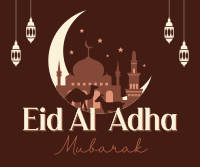 Blessed Eid Al Adha Facebook post Image Preview