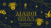 Mardi Gras Masquerade Facebook event cover Image Preview