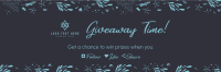 Dainty Floral Pattern Twitter header (cover) Image Preview