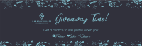 Dainty Floral Pattern Twitter header (cover) Image Preview