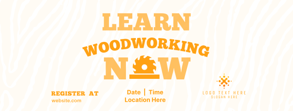 Woodworking Course Facebook Cover Design Image Preview