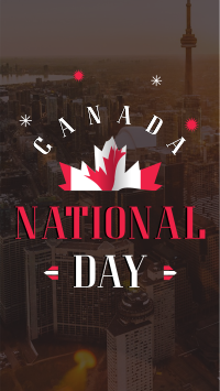 Canada National Day TikTok video Image Preview
