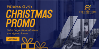 Christmas Fitness Twitter post Image Preview
