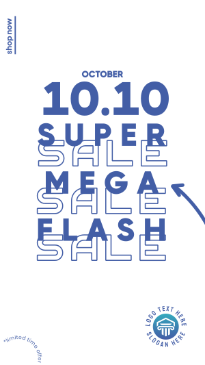 Flash Sale 10.10 Instagram story Image Preview