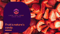 Healthy Food Strawberry Facebook event cover Image Preview
