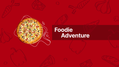 Foodie Adventure YouTube Banner Image Preview