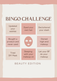 Beauty Bingo Challenge Poster Image Preview