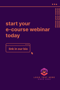 E-Course Webinar Pinterest Pin Image Preview