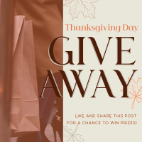 Massive Giveaway this Thanksgiving Linkedin Post Image Preview