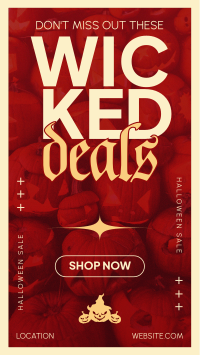 Retro Wicked Deals Instagram Reel Design