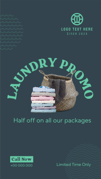 Laundry Delivery Promo YouTube Short Design