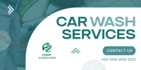 Minimal Car Wash Service Twitter post Image Preview