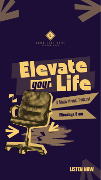 Elevate Life Podcast Facebook Story Design