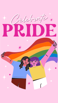 Pride Month Celebration Instagram Story Design