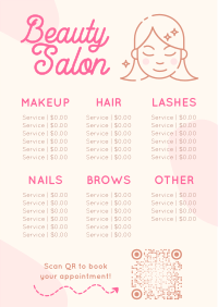 Pamper Catalogue Menu Design