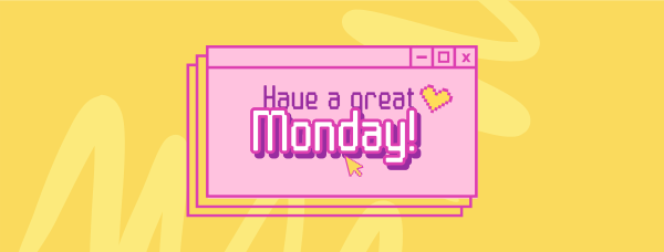 Cheers to Monday Facebook Cover Design Image Preview