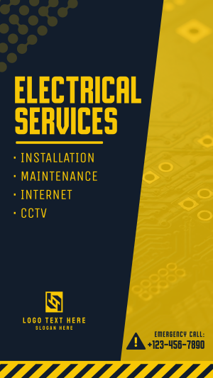 Electrical Services List Facebook story Image Preview