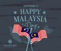 Malaysia Independence Facebook Post Design