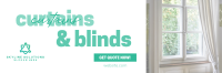 Curtains & Blinds Business Twitter Header Image Preview