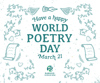 World Poetry Day Facebook Post Image Preview