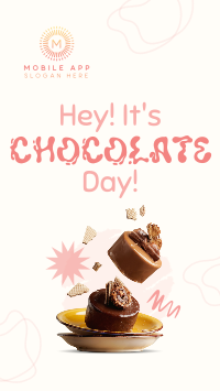 Chocolatey Cake Facebook Story Design