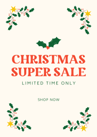 Christmas Super Sale Poster Image Preview