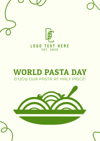 Tasty Pasta Vector Poster Image Preview