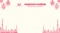 Ramadan Kareem Zoom Background Design