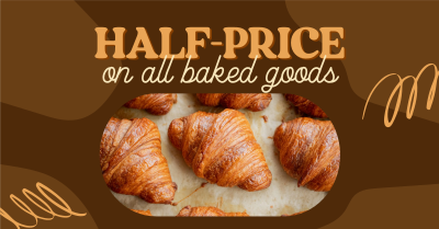 Bake Sale Promo Facebook ad Image Preview