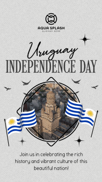 Uruguay Independence Celebration TikTok Video Image Preview