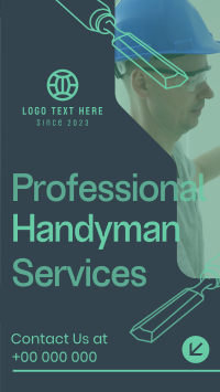 Professional Handyman Services Instagram Reel Preview