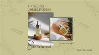 Natural Oil Perfume Facebook Event Cover Design