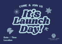 It's Launch Day Postcard Design