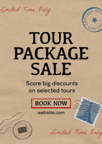 Travel Package Sale Poster Design