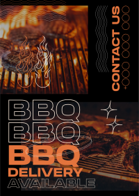 Unique BBQ Delivery Poster Image Preview