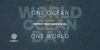 Clean World Ocean Day Awareness Twitter post Image Preview