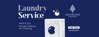 Laundry Service Facebook cover Image Preview