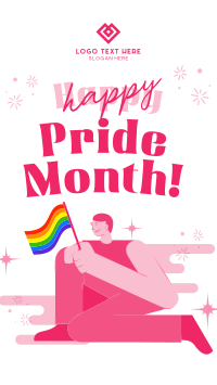 Modern Pride Month Celebration YouTube short Image Preview