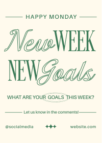 New Goals Monday Flyer Image Preview