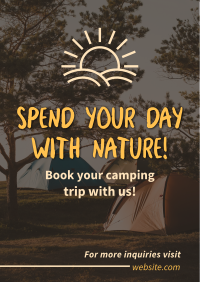 Camping Services Flyer Design