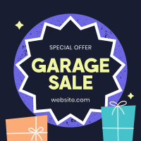 Garage Sale Ad Instagram Post Design